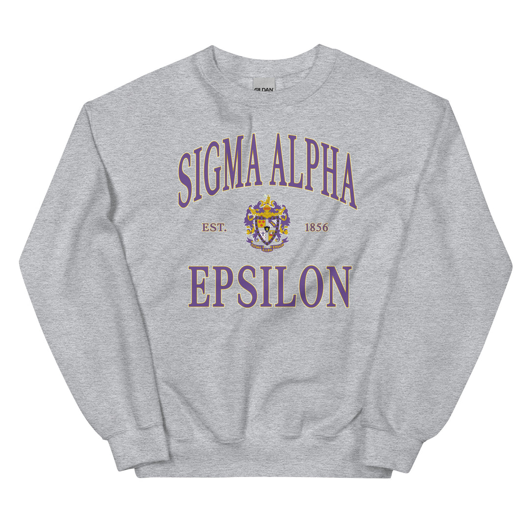 SAE Vintage Crest Crewneck Sweatshirt - The Sigma Alpha Epsilon Store