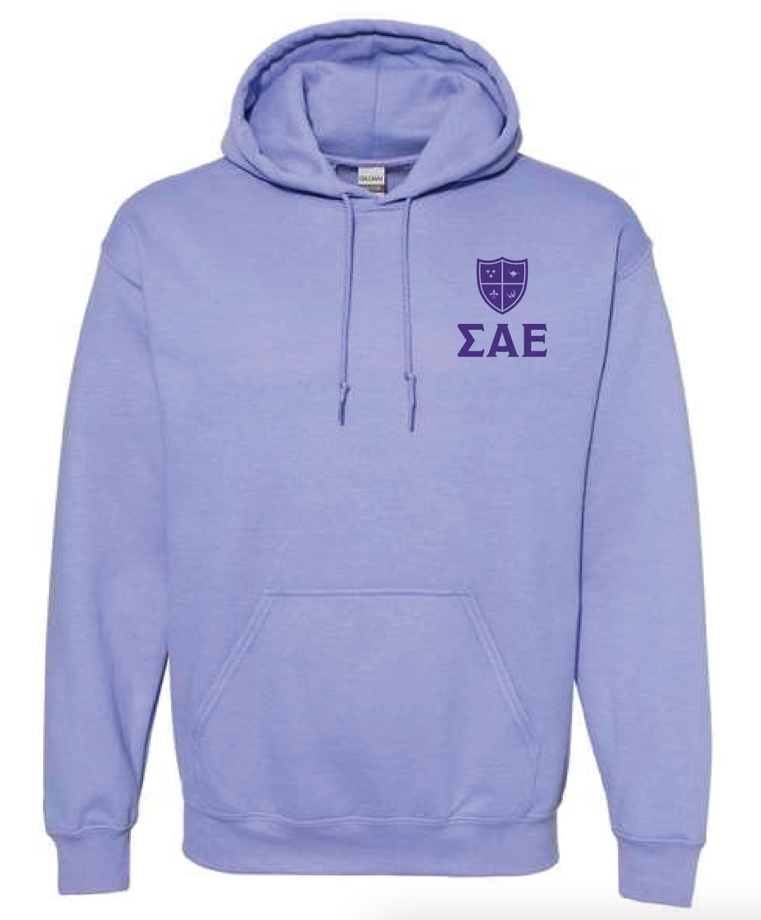 SAE Letters and Crest in Violet - The Sigma Alpha Epsilon Store