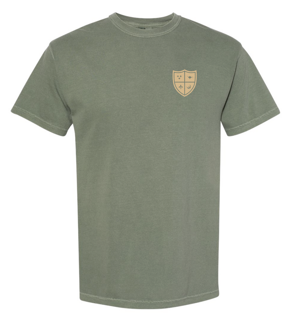 SAE Logo Wave T-Shirt in Moss - The Sigma Alpha Epsilon Store