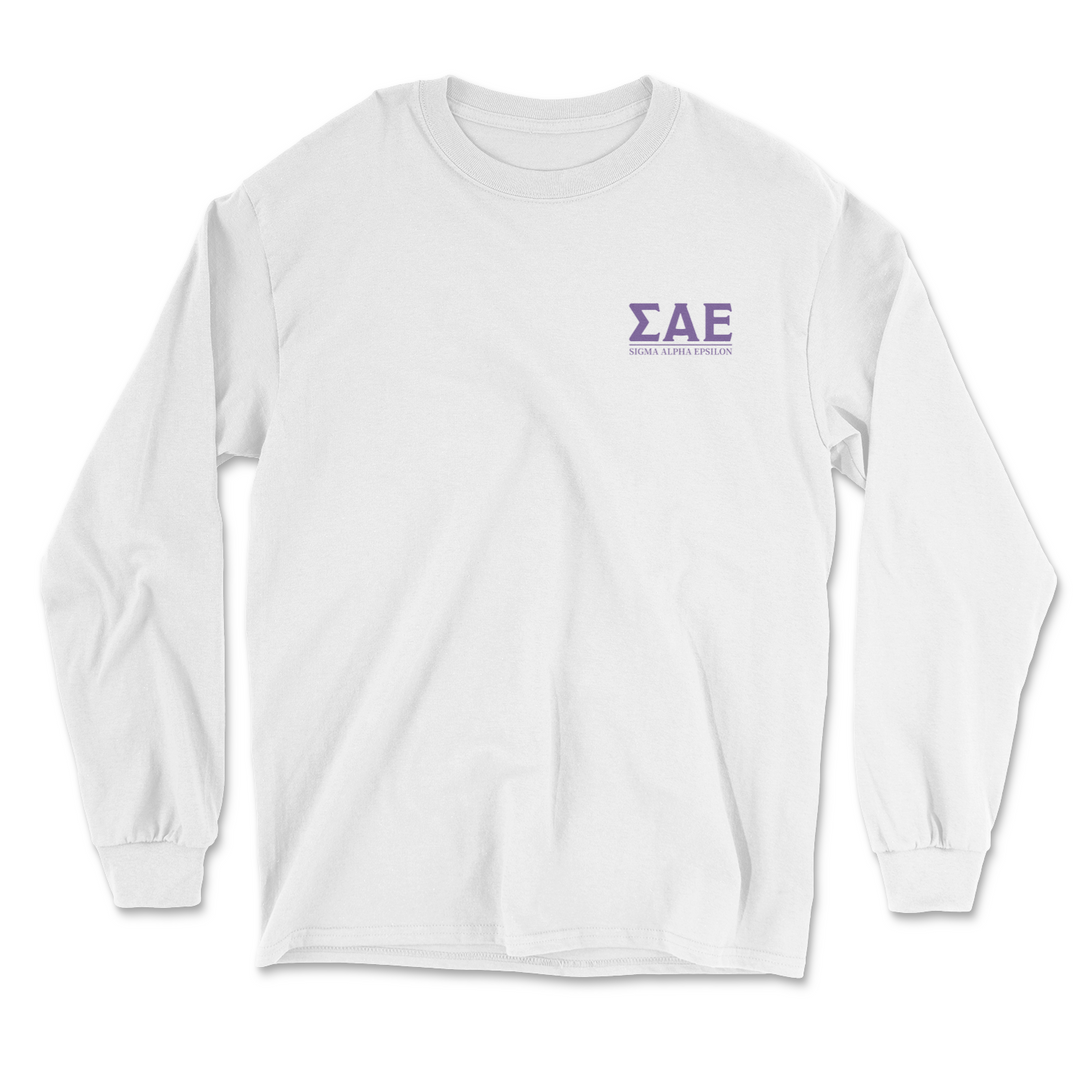 SAE Shield Long Sleeve T-Shirt - The Sigma Alpha Epsilon Store