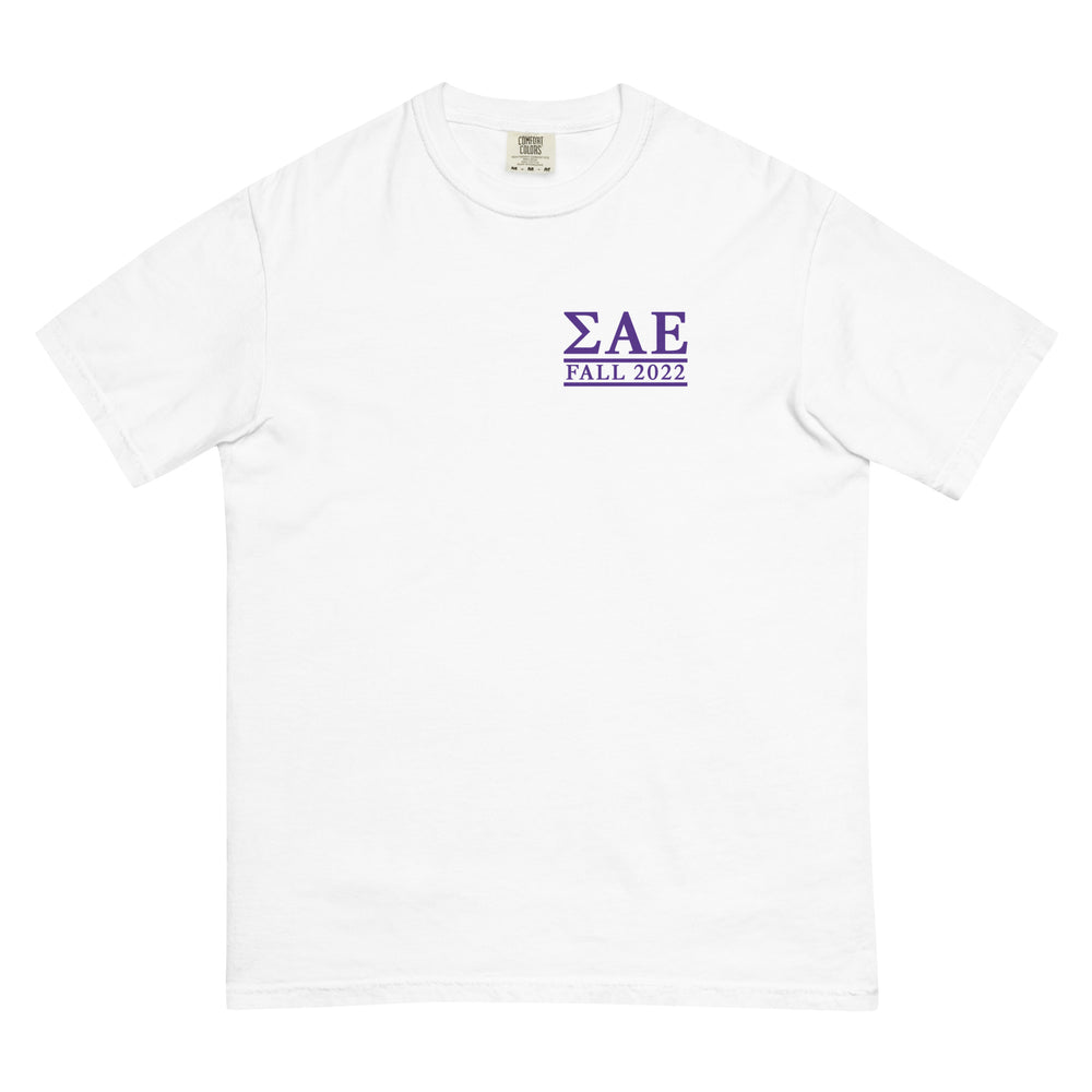 Limited Merch Drop: SAE Gameday T-Shirt by Comfort Colors (2022) - The Sigma Alpha Epsilon Store