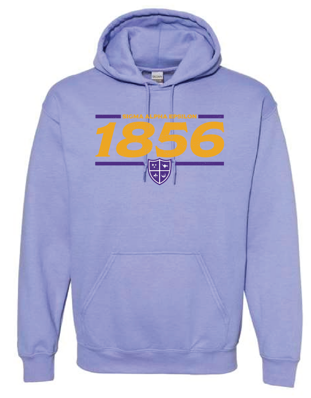 SAE 1856 Hoodie in Violet - The Sigma Alpha Epsilon Store